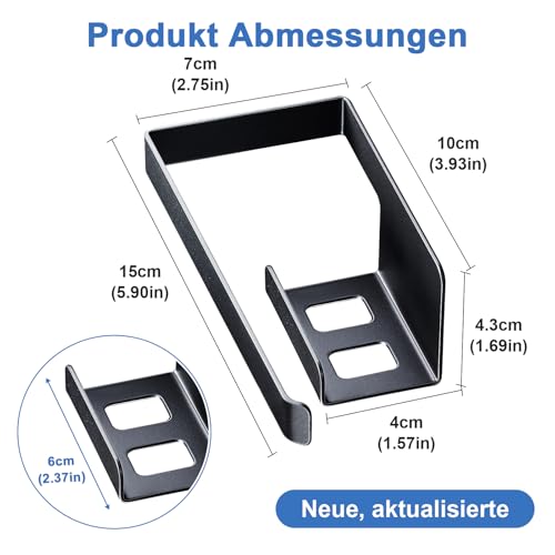 XILIMOR Schwammhalter Spülbecken, Schwammhalter Küche Selbstklebend, Spülschwammhalter Spültuchhalter Küche Aufbewahrung… – Ansicht 4