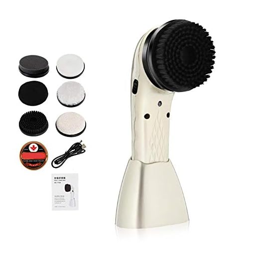 Owlhouse Multifunctional Electric Shoe Polisher Machine Charging Automatic Electric Shoe Brush Shine Polisher with USB Interface for Leather, Bag, Car Seat, Shoe, Dishes
