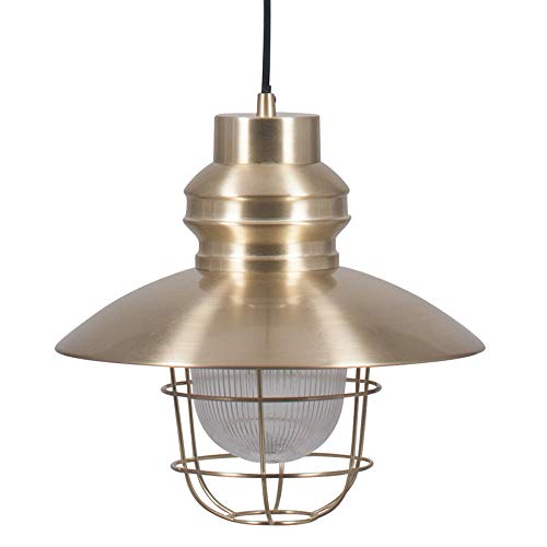 Pacific Lifestyle Metallanhänger mit Käfig, satiniertes Gold, 280 x 280 x 1200 mm Cover