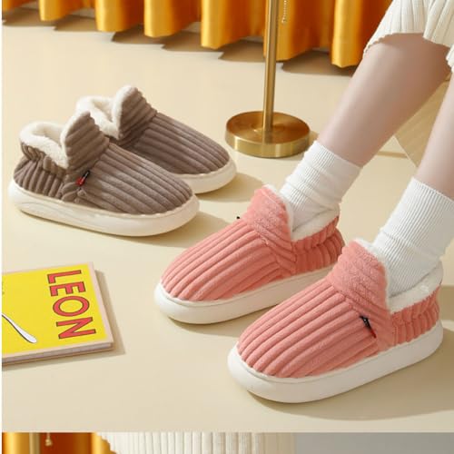 Fluffy Slippers for Women, Cloud Slippers Pillow Warm Fuzzy House Slippers, Thick Sole Anti-Skid Cozy Plush Booties2