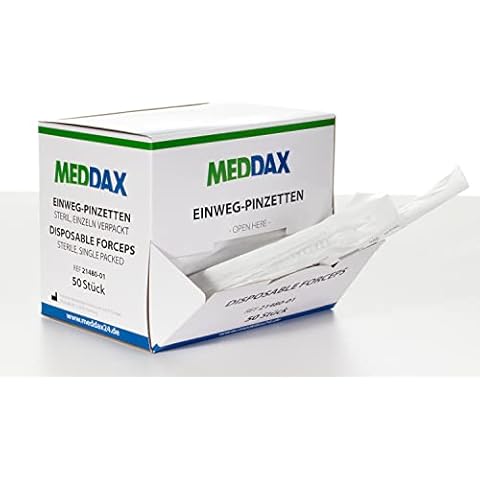 MEDDAX Einmal-Pinzetten steril 50 Stück Cover