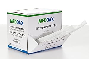 MEDDAX Einmal-Pinzetten steril, 50 Stück