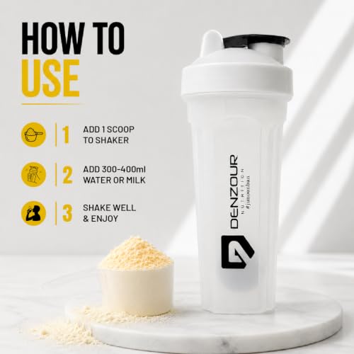 Image of DENZOUR NUTRITION Whey Gold Ultra 6 Protein Powder With 24g Protein | Support Muscle Growth - Frooti Mango Flavour, 1.05 Kg /2.3 lbs (29 Servings)