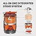 Fire-Maple Fixed Star X2 Backpacking and Camping Stove System Outdoor Propane Camp Cooking Gear Portable Pot Jet Burner Set Ideal for Hiking, Trekking, Fishing, Hunting Trips and Emergency Use