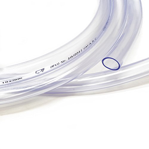 Tubo in PVC per uso alimentare 19 x 2 mm