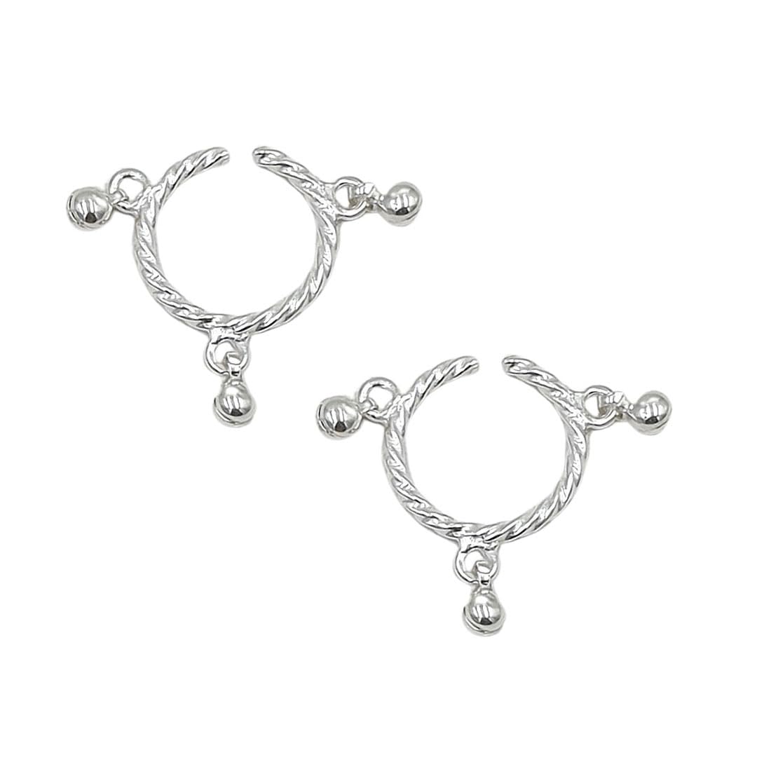 Sahiba Gems Pure Chandi/Silver Designer Kada/Anklets with Three 3 Silver Ghungroo For Laddu Gopal Ji, Bal Krishna,Shreeji Radhey Rani Jewellery for Idol (B0CYY4M61B) Amazon Price History, Amazon Price Tracker
