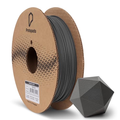 Image of Protopasta Ferromagnetic Iron PLA 3D Printer Filament | ProtoPlant Metal-Filled PLA Plastic Printer Filament with 45% Iron | Patina Friendly Metal Composite Filament | 500g Metallic Spool