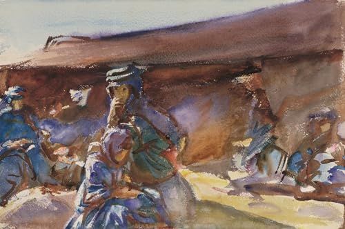 Lienzo de Tenda Nera di Sargent (60x90cm) para decorar tu salón u oficina con elegancia