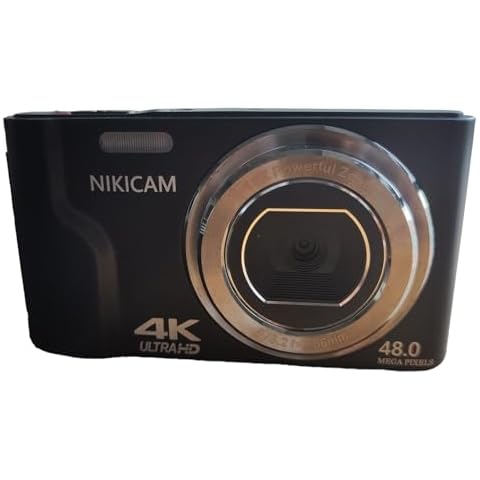 NIKICAM Kids Selfie Camera for Girls Boys, 44MP Digital Video Camera with 2.4 Inch Screen for Toddler Cover