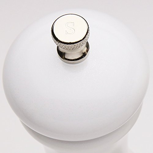 Chef Specialties Elegance Pepper Salt Mill Set, Gunmetal & Pearl Metallic #TOP4