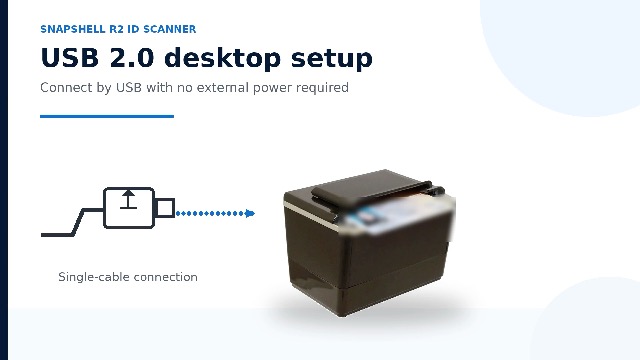 Amazon.com: Card Scanning Solutions SnapShell R2 ID Scanner