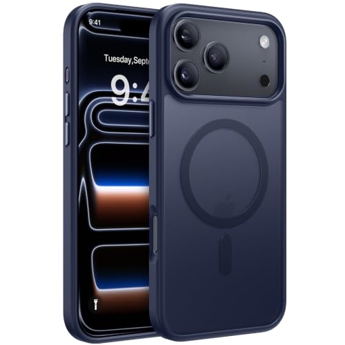 Image of Miracase Sleeve Case for Translucent 18 Pro Max, Dark Blue