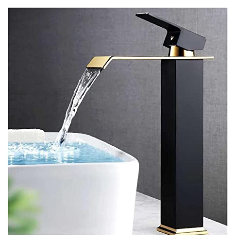 Robinet de lavabo cascade mitigeur eau chaude et froide pour meuble vanité - 6