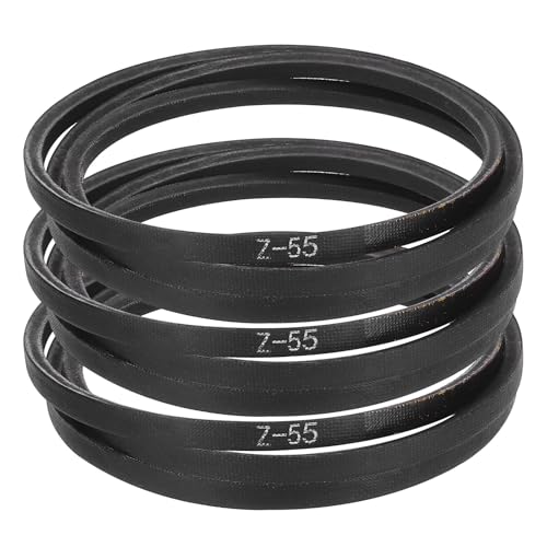 Courroie trapézoïdale Z-55 de 1400mm pour transmission en caoutchouc | Lot de 3