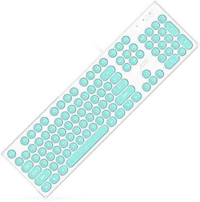 Un altre angle view of the Ajazz AK325 black keyboard, highlighting the keycap texture and overall design.