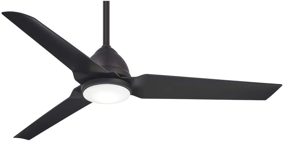 Minka Aire Java 54 in. LED Indoor/Outdoor Coal Ceiling Fan with Remote Control