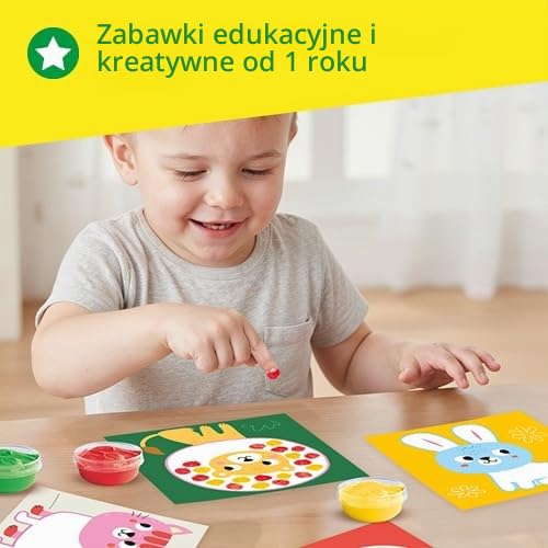 SES Creative 14481 My First - zestaw do malowania odcisków palców dla dzieci