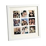 Organiseur de mémoire à 9 compartiments : doté d'une configuration unique à neuf compartiments, ce cadre photo offre une façon créative de présenter des moments importants de la vie tels que les vacances, les festivals ou les réunions de famille dans un format organisé et visuellement attrayant