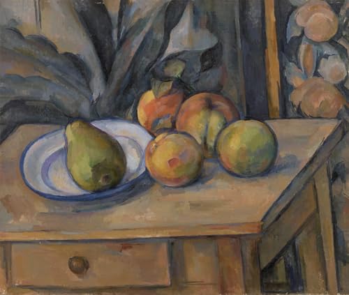 Affiche la grosse poire de Paul Cézanne 60x90cm : impression sur toile d'art pour décoration salon
