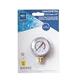 EDENEA Manomètre Spécial Filtre Piscine - 0 à 2.5 Bars avec Plages Couleur - Capteur Pr...