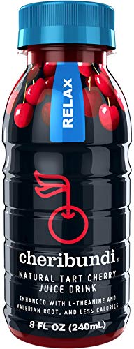 Cheribundi Tart Cherry Relax, 8 Ounce (Pack of 12)