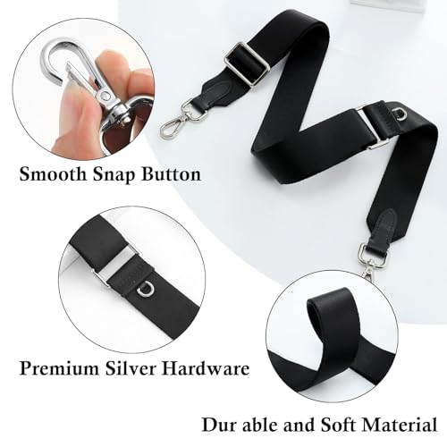 Image of Multi Pouchette Accessories Adjustable Strap, Crossbody Shoulder Purse Strap Replacement, Wide Luxury Bag Strap