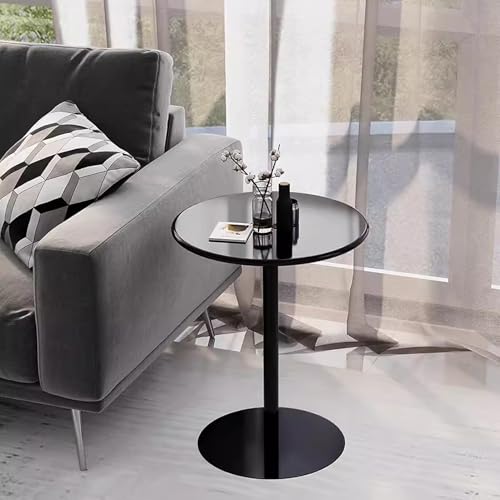 Mesa de comedor para áreas limitadas alta con base de metal pesada 6