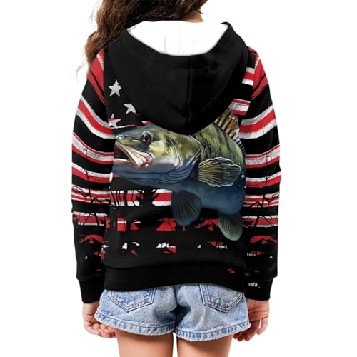 Image of Coloranimal Unisex Girls Boys Long Sleeve Casual Hoodies & Sweatshirts Tops Kids Zip Up Jacket Coat Age 6-16 Year
