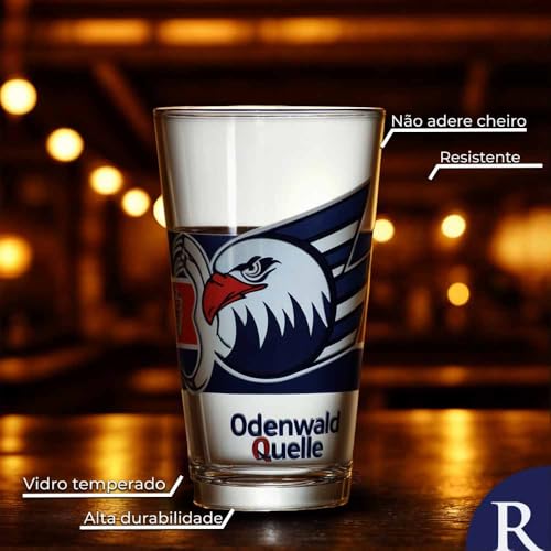 Ruvolo Copo de Cerveja, Copo de Vidro, Copo Odenwald Quelle 400ml