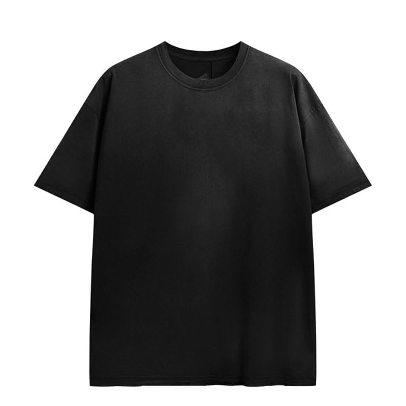 T-shirt ample en coton pour vos sorties d'été, un look rétro frais et tendance en ville