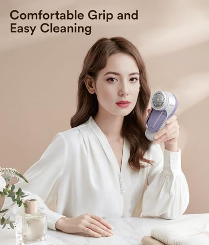 Fabric Shaver, Rechargeable Sweater Shaver, Lint Shaver with 6-Leaf Blades, Electric Lint Remover for Clothes & Furniture, Couch Pilling Remover Depiller for Removing Fuzz, Lint, Pills, Bobbles Fabric Shaver, Rechargeable Sweater Shaver, Lint Shaver with 6-Leaf Blades, Electric Lint Remover for Clothes & Furniture, Couch Pilling Remover Depiller for Removing Fuzz, Lint, Pills, Bobbles