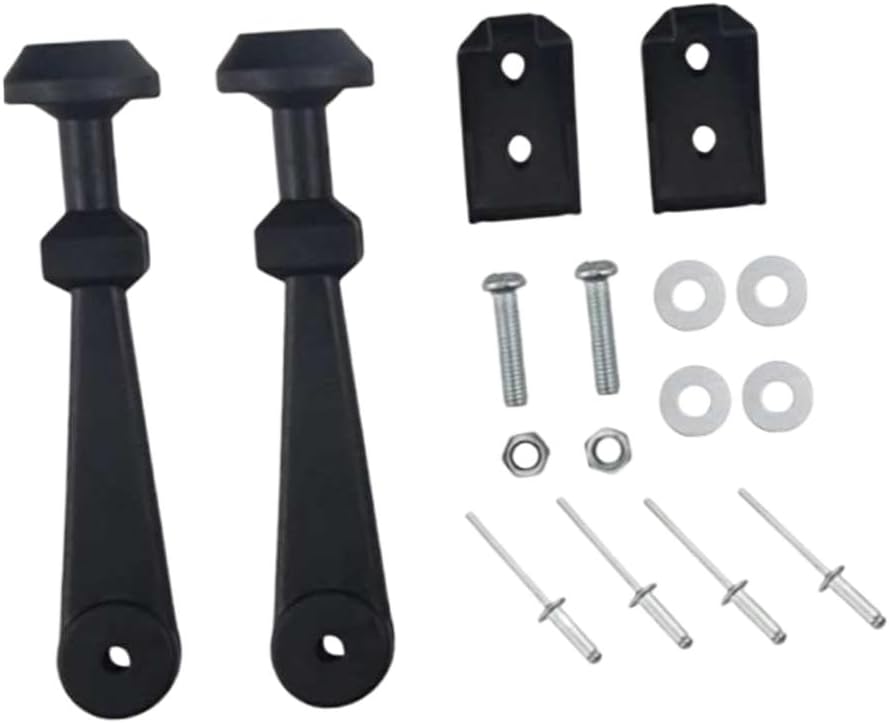 スノーモービルのフードラッチストラップ交換用の取り付け金具付きフードラッチキット