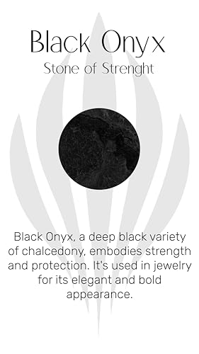 Boucles d'oreilles onyx noir anti irritation avec clous dorés