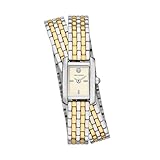Tory Burch Women's Mini Eleanor Two-Tone Double Wrap Stainless Steel Watch (TBW1093)