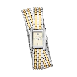 Tory Burch Women's Mini Eleanor Two-Tone Double Wrap Stainless Steel Watch (TBW1093)