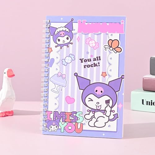 SKY-TOUCH Cute Kuromi School Supplies Stationery Gift Set, Including Gel Pens Notebook Pencil And Sticky Note for School Supplies Office Anime Gifts for Girls