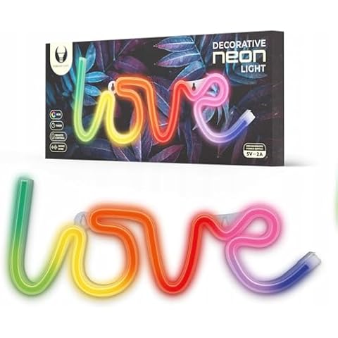 Forever Light Neon LED RVB LOVE Cover