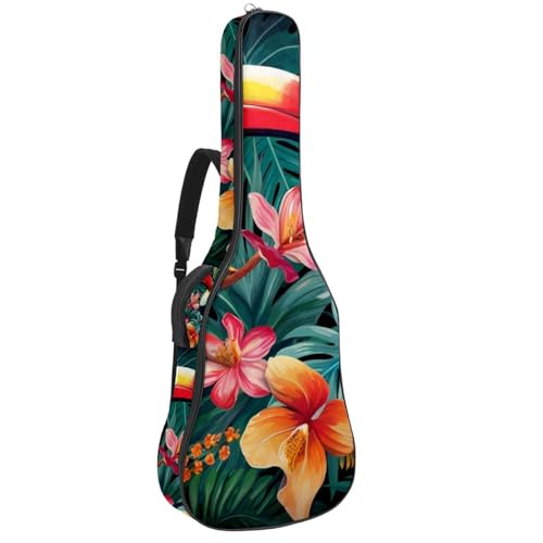 Housse pour guitare acoustique 101,6 cm multicolore avec étui de transport étanche