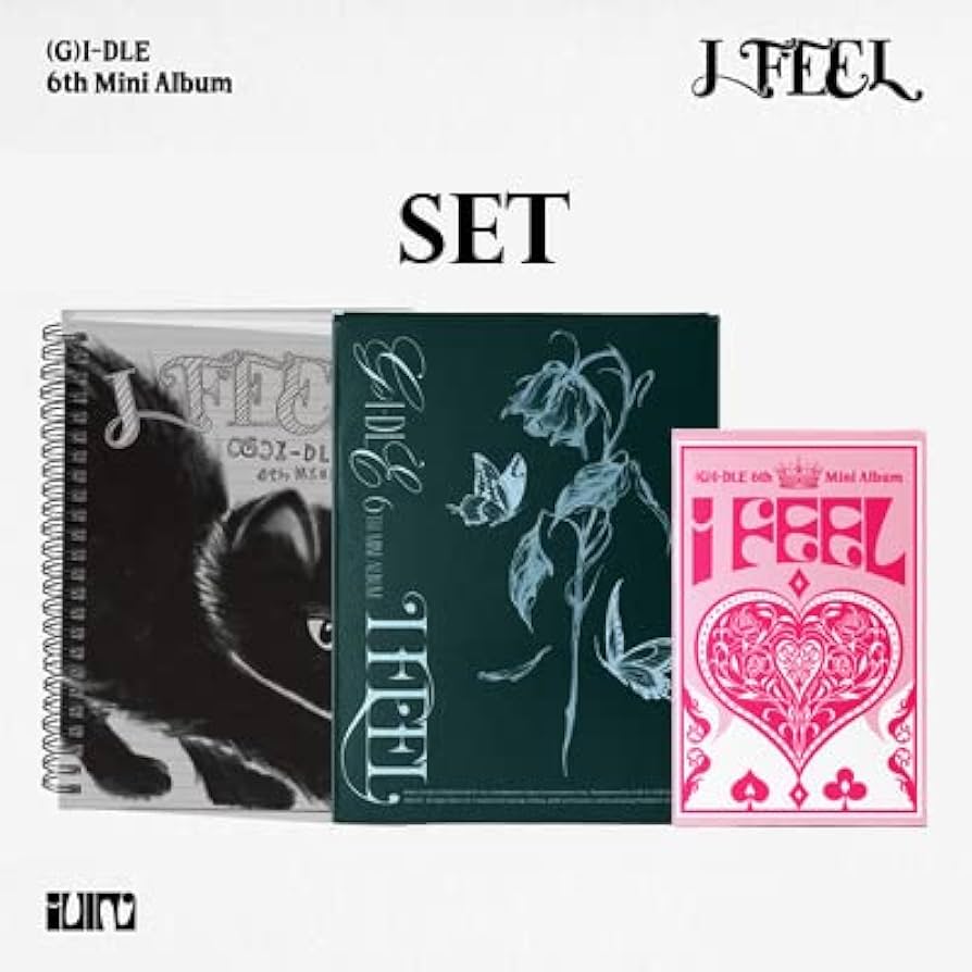 (G)I-DLE gidle アルバム CD I FEEL 3形態 ポスター付き Amazon.co.jp: [3種セット] (G)I-DLE (ジー・アイドゥル) - I
