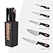 Produktbild KARACA Overcut 6-Teiliges Messerset, Stahl, Küchenmesser, Einfach zur Reinigung, Elegant Design, Scharf, Praktisch und Strapazierfähig, Professional Messer