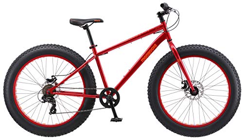 Mongoose Aztec Mens and Womens Fat Tire Bike, 18-Inch Steel