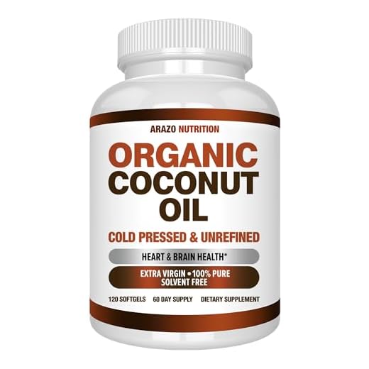 Organic 2000mg Coconut Softgel Capsules