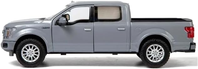 2019 F 150 Limited Crew Cab Pickup Truck Gray Timeless Legends Series 1/24-1/27 Diecast Model Car by Motormax 79364GRY