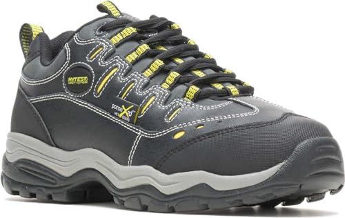 Hytest Black Electrical Hazard, Steel Toe, Poron XRD Internal Met-Guard Men's Athletic (10.0 W)