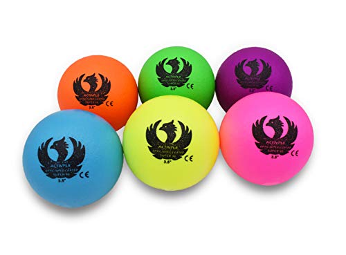 ARISE Super Coated Foam Super 90 Set, Soft Touch Sponge Bounce Balls, No-Sting