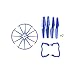 LYQQD Accessori per droni for Syma X5 X5C Pezzi Ricambio Lama Principale Lama Protezione Telaio Slitta Atterraggio per X5C X5C-1 X5 RC Quadcopter (Color : 2)