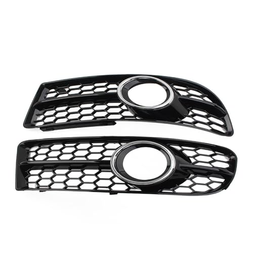 Malla tipo panal negro brillante para parachoques Audi A4 B7 S4 2005-2008