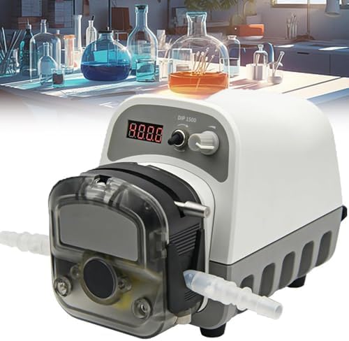 Bomba de dosificación peristáltica, Pantalla Digital, Bomba de líquidos Inteligente, caudal de hasta 1500 ml/min, Soporte para succión inversa, para Laboratorios