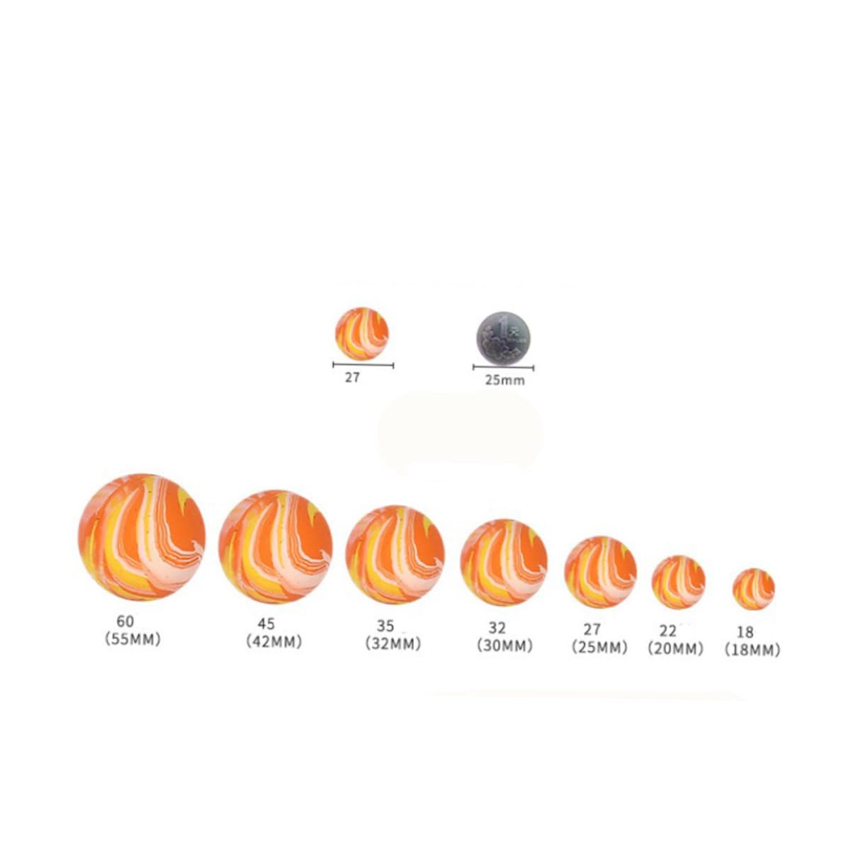 ERINGOGO Palline Rimbalzanti in Gomma da 32mm, Confezione da 100 Pezzi | Palline Rimbalzanti, Morbide e Alta Elasticità, per Compleanni e Festa dei Bambini, Gioco per Bambini