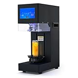 Vtsmax Commercial Automatic Soda Can Sealer Machine 55mm (2.2in) Canning Machine for Drinks, Suitable for Plastic & Aluminum Cans, Auto Height-Sensing 40-180mm, Adjustable Base 45-100mm, LED Counter